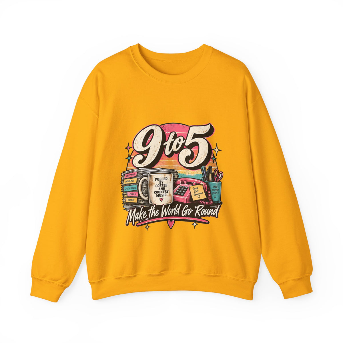 9to5 Make the World Go Round - Crewneck Sweatshirt
