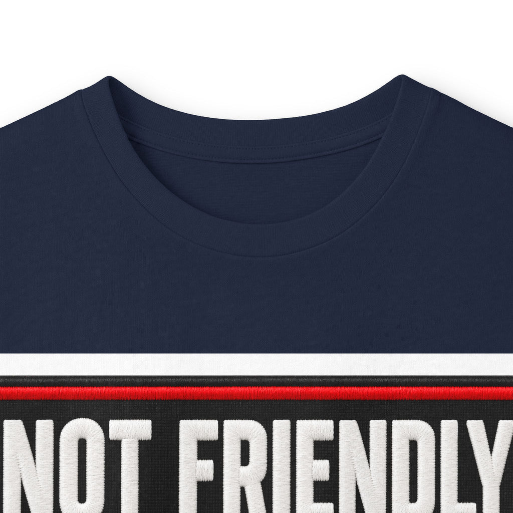 Not Friendly - Service Dog Patch - Unisex Ultra Cotton Long Sleeve Tee