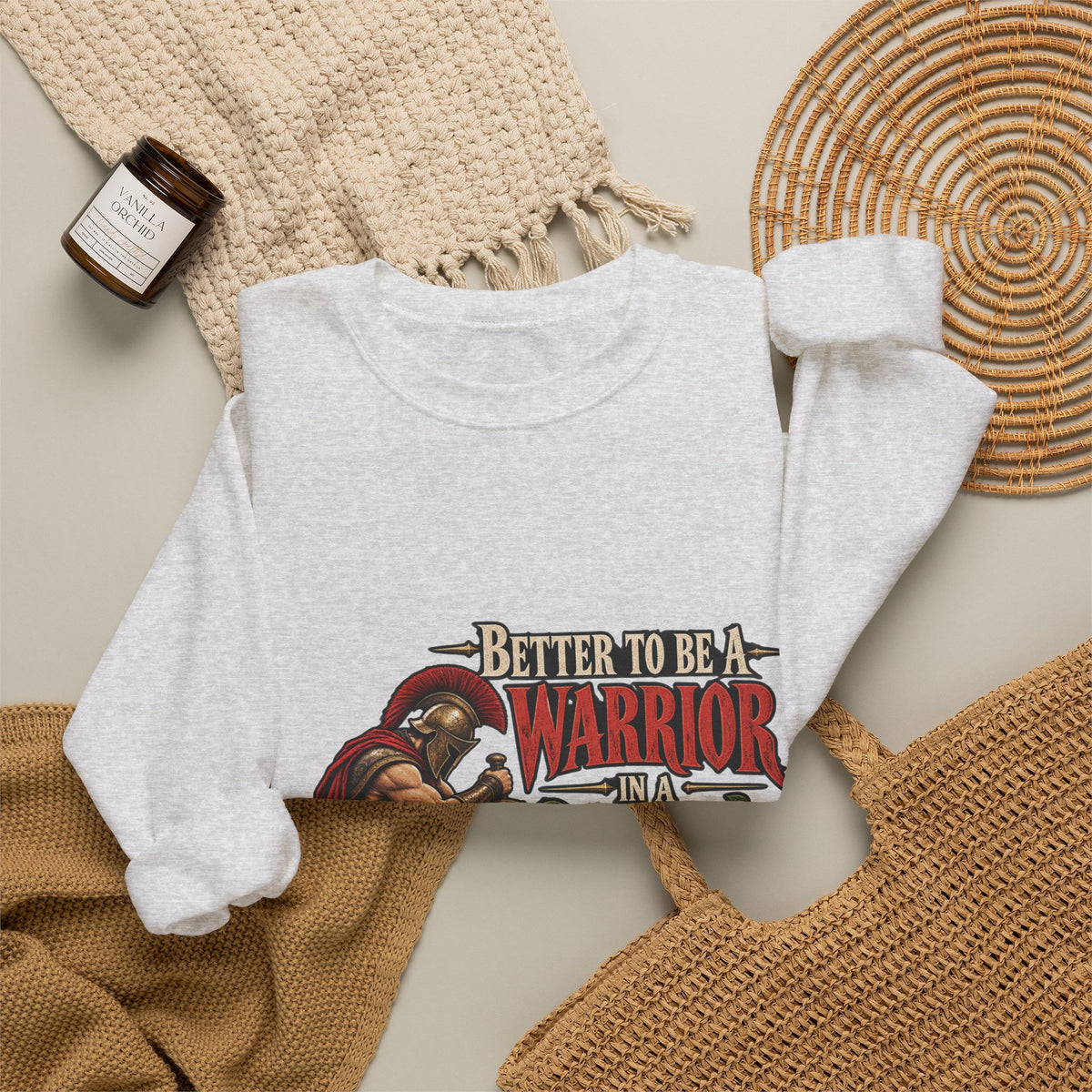 Warrior In A Garden - Crewneck Sweatshirt