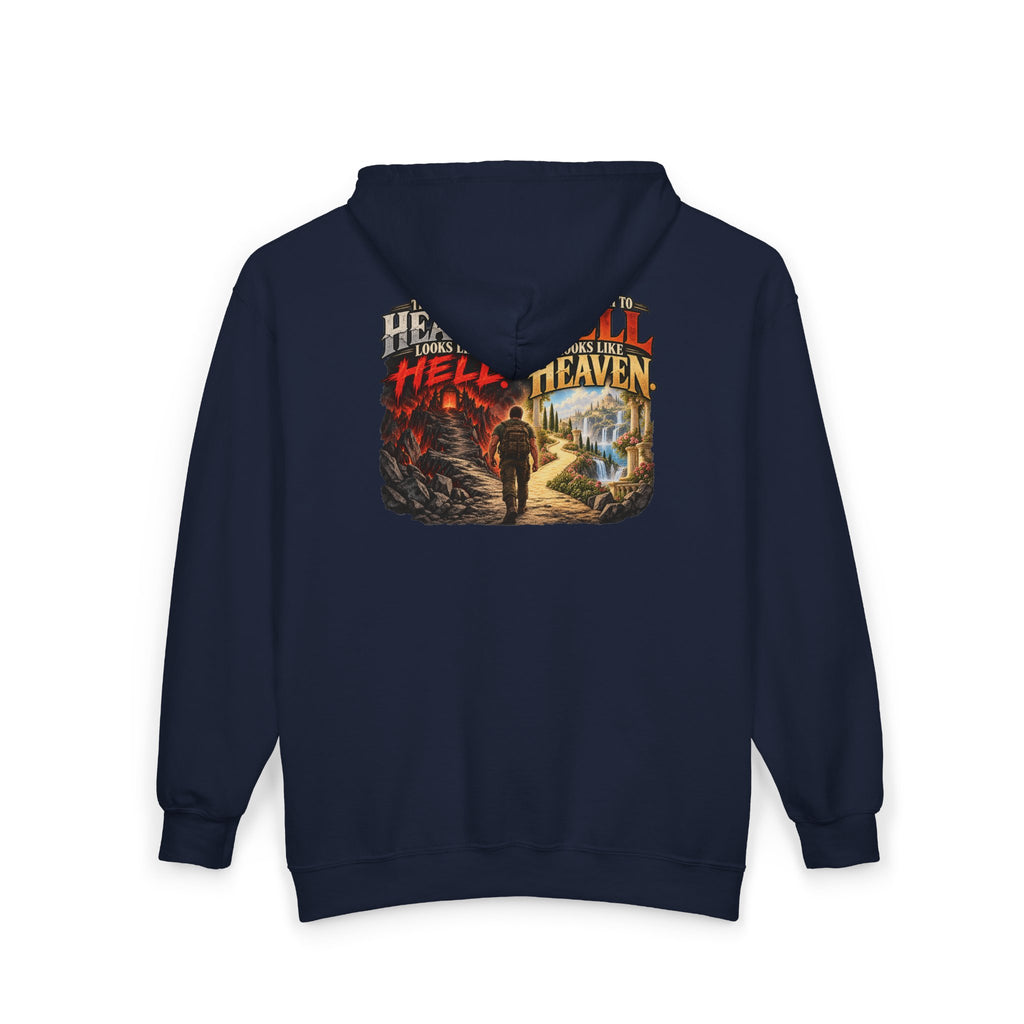 Path To Heaven Path To Hell - Full-Zip Hooded Sweatshirt