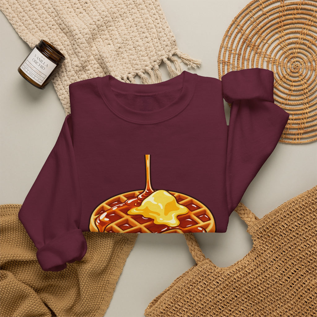 Cartoon Waffles - Crewneck Sweatshirt