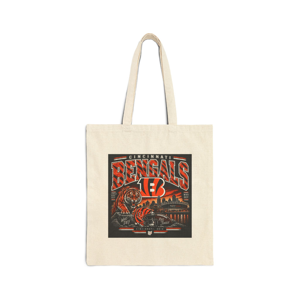 Cincinnati Bengals Jungle Reign - Canvas Tote