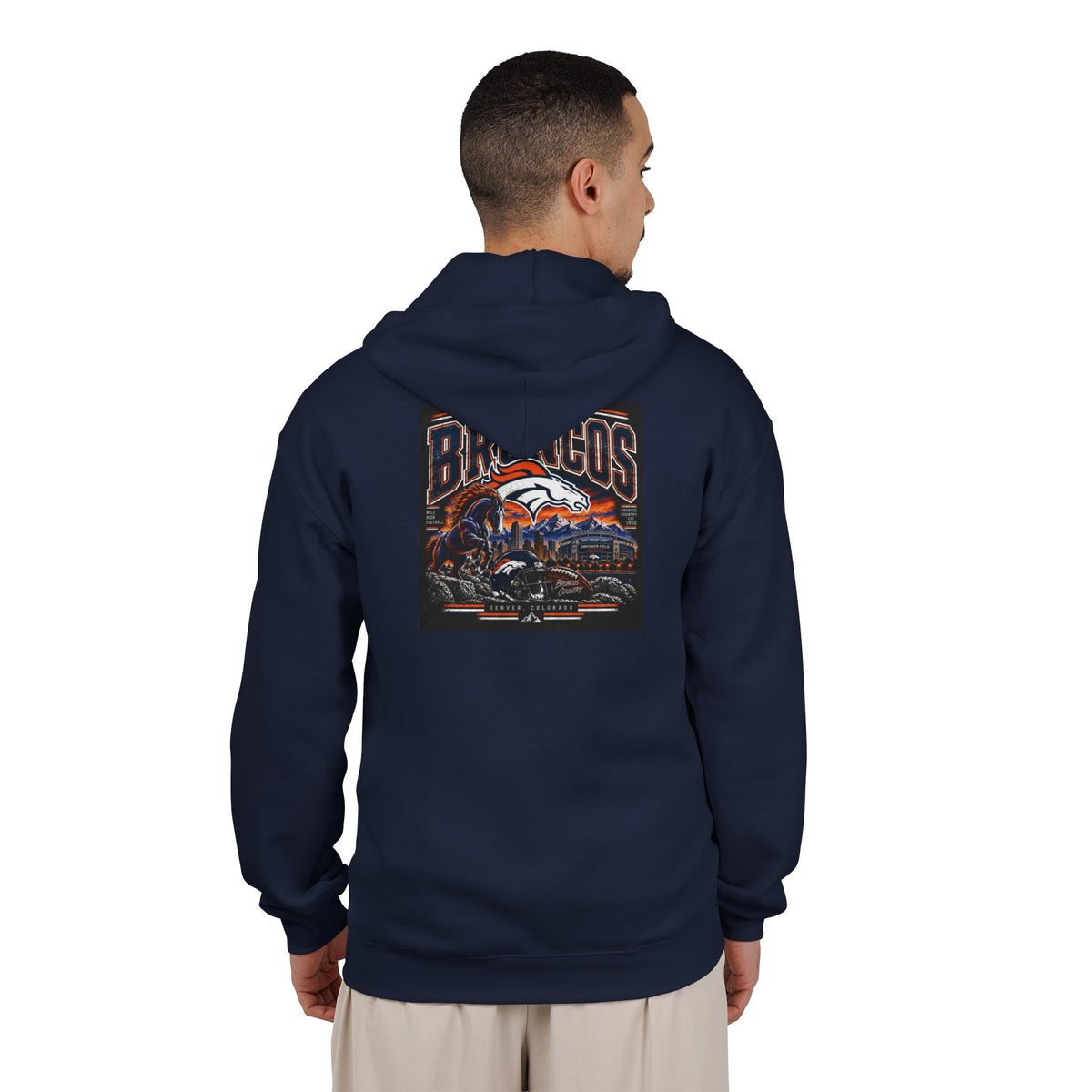 Denver Broncos - Full-Zip Hooded Sweatshirt