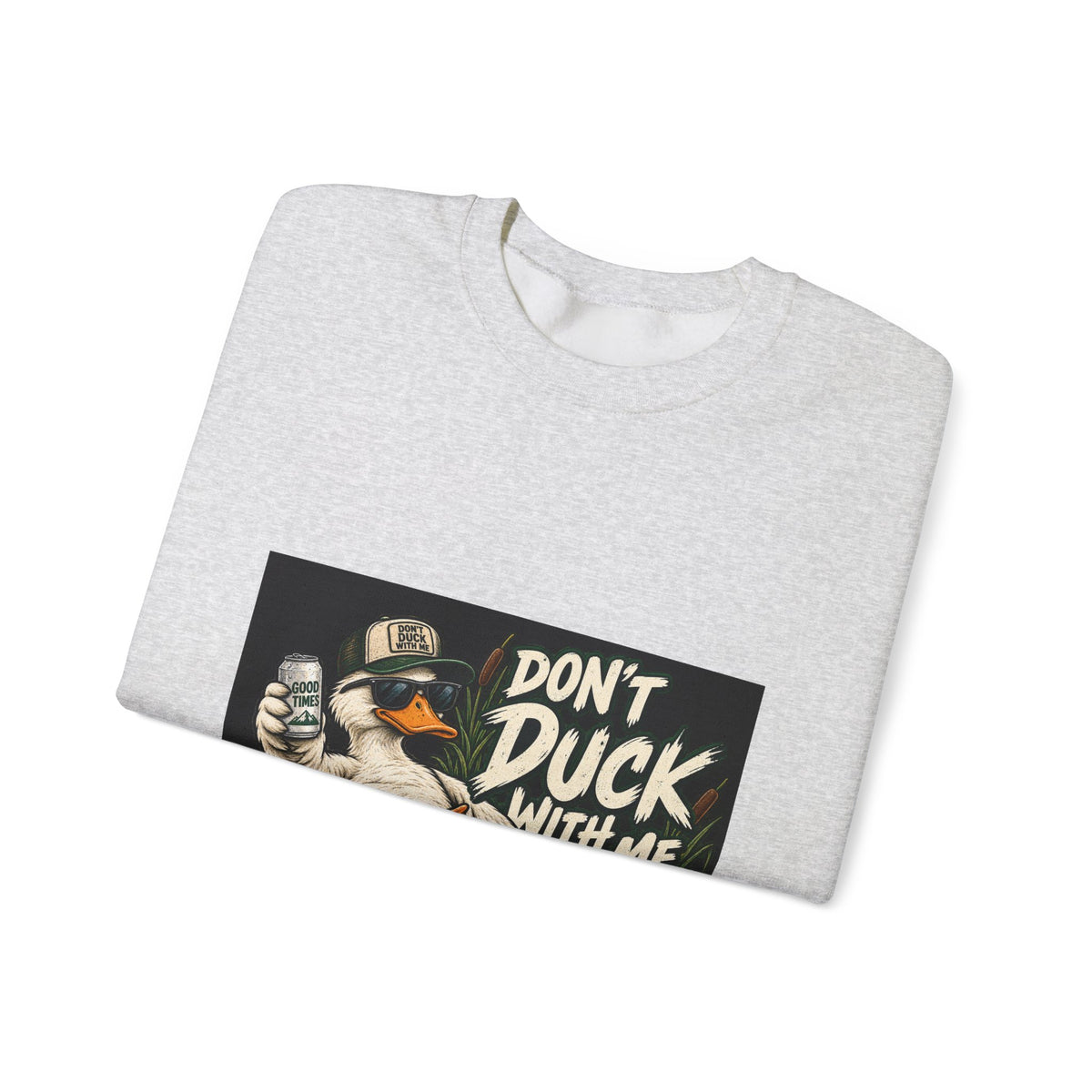 Duck With Me Camo - Crewneck Sweatshirt