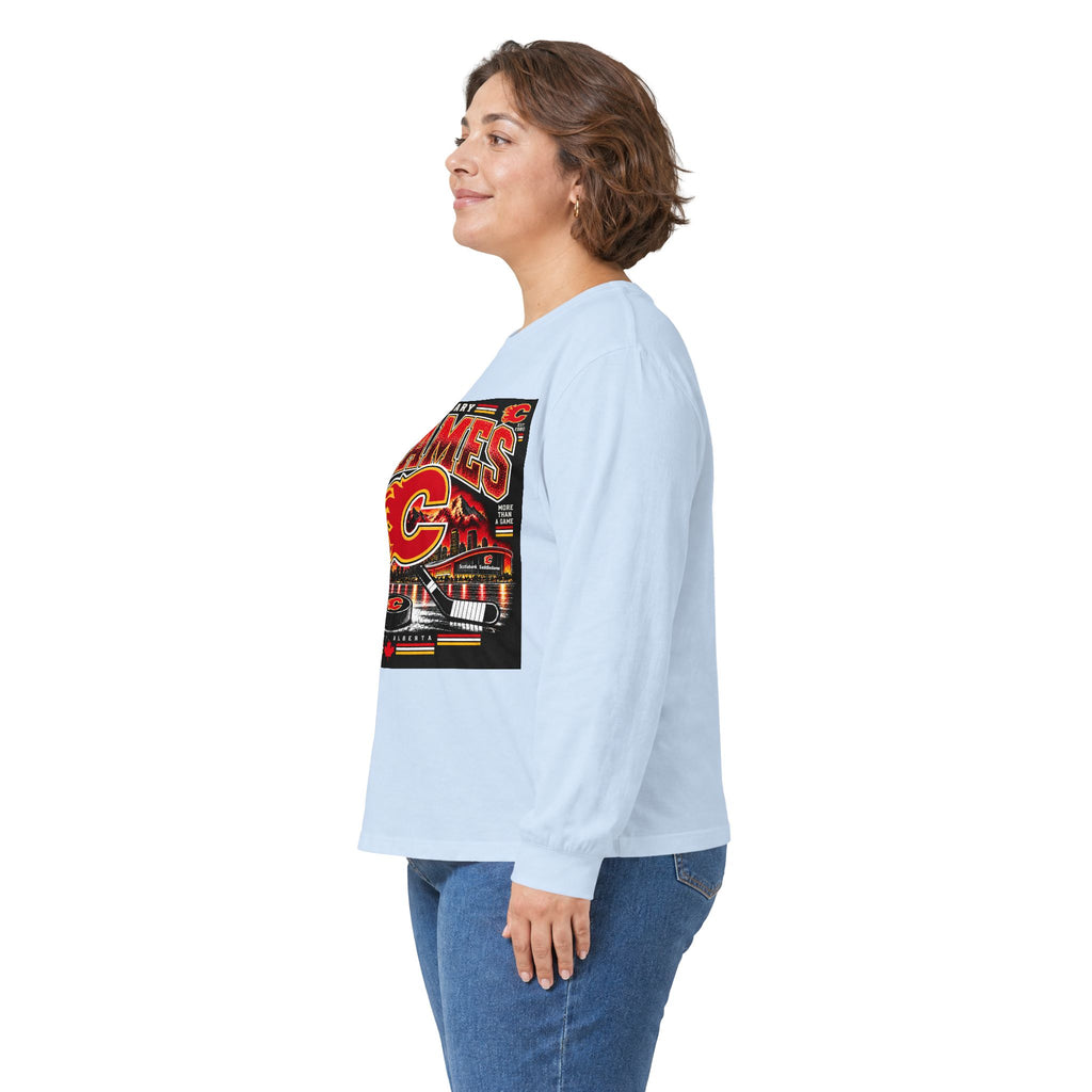 Calgary Flames Pride - Unisex Ultra Cotton Long Sleeve Tee