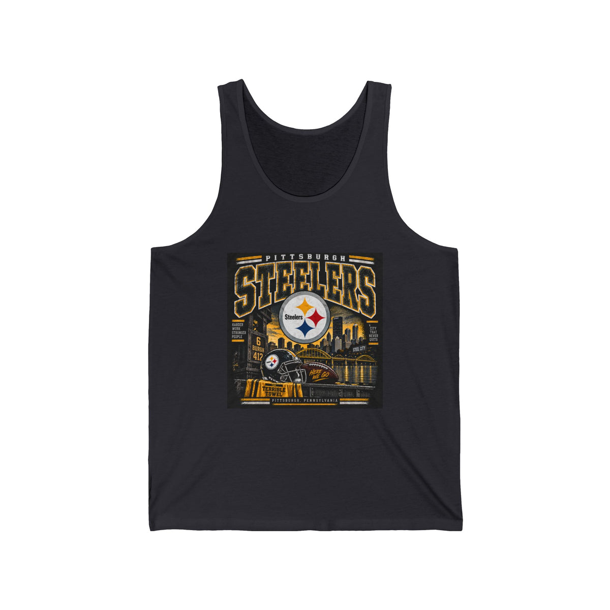 Pittsburgh Steelers Steel City Pride - Athletic Tank