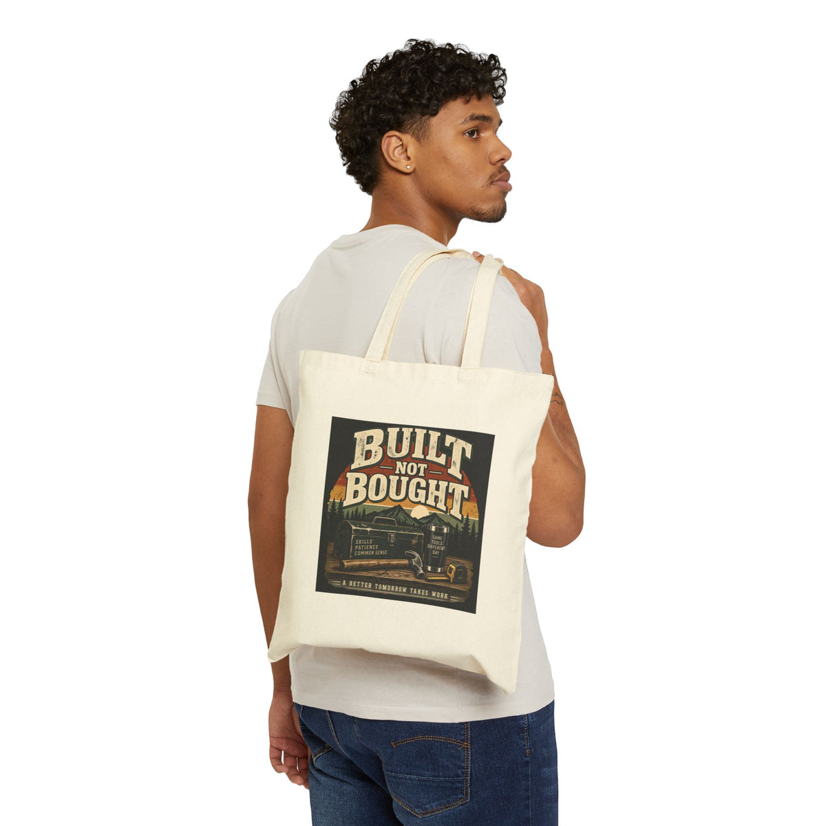 Built Not Bought - Canvas Tote