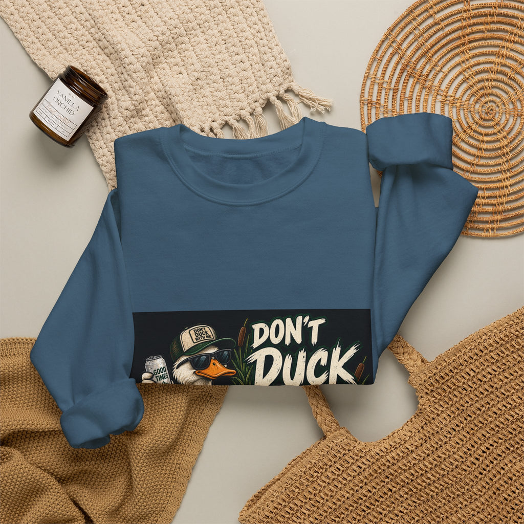 Duck With Me Camo - Crewneck Sweatshirt
