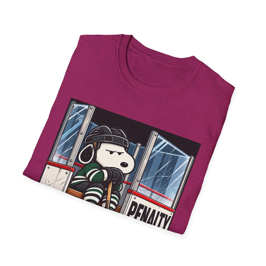 Snoopy Hockey Penalty Box Green - Classic Tee