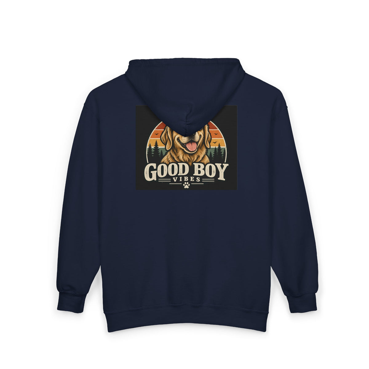 Good Boy Vibes - Full-Zip Hooded Sweatshirt