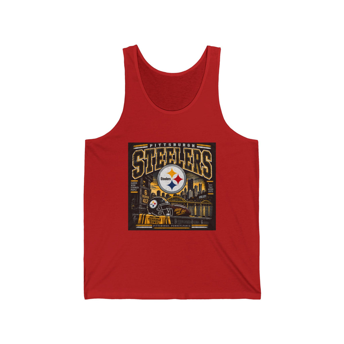 Pittsburgh Steelers Steel City Pride - Athletic Tank