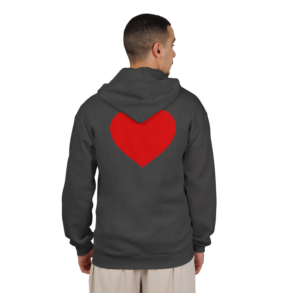 Heart - Full-Zip Hooded Sweatshirt