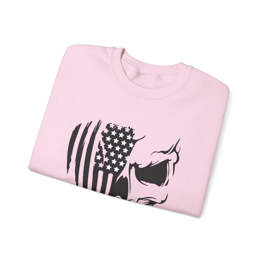 Stars, Stripes & Skulls - Crewneck Sweatshirt