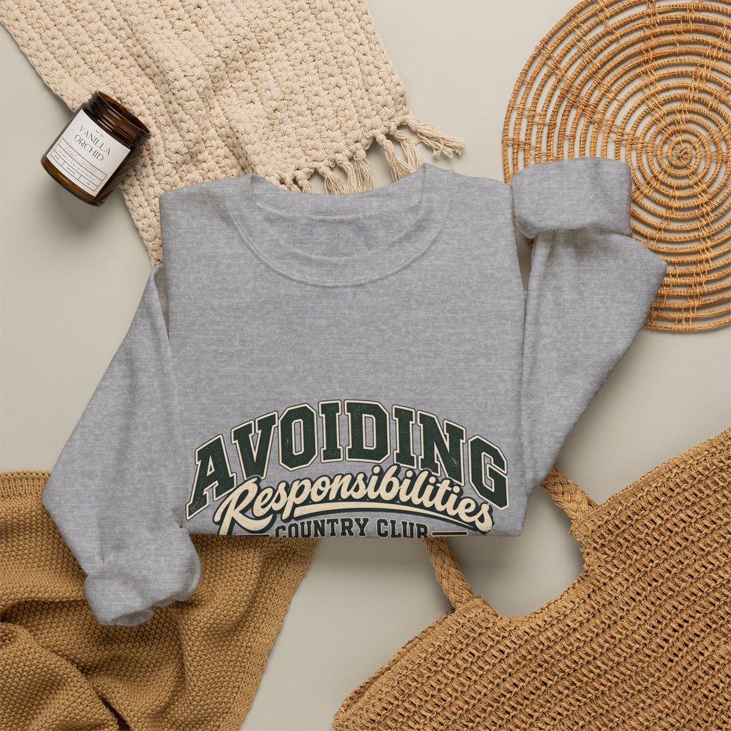 Avoiding Responsibility Country Club - Crewneck Sweatshirt