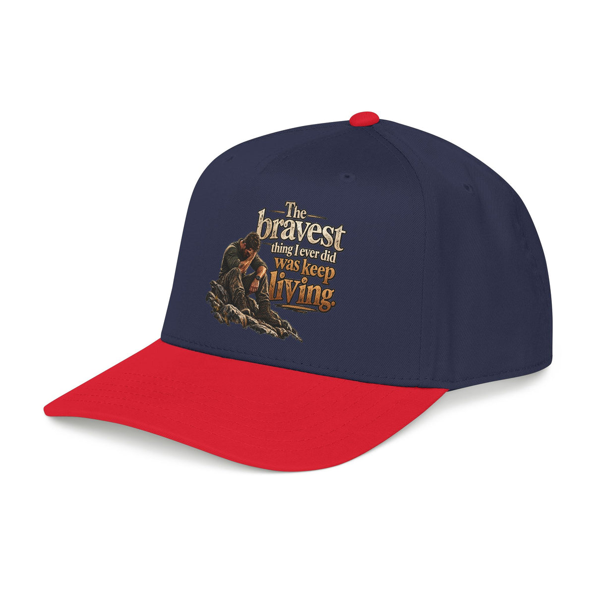 The Bravest Thing I Ever Did Was Keep Living - OTTO Baseball Hat