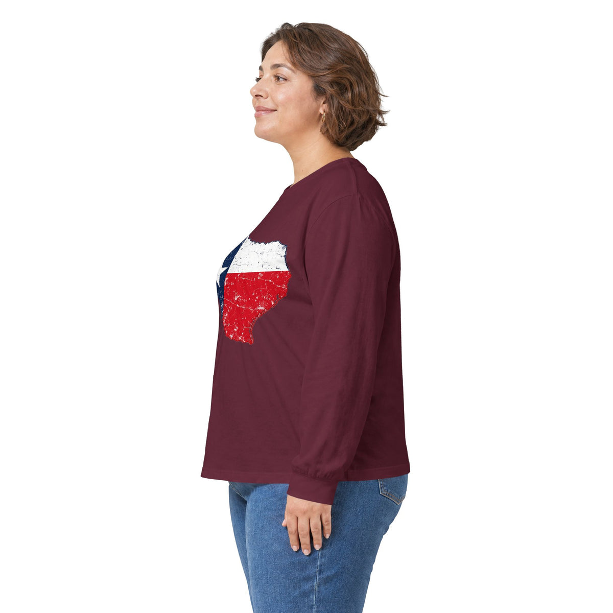 Weathered Texas Flag - Unisex Ultra Cotton Long Sleeve Tee