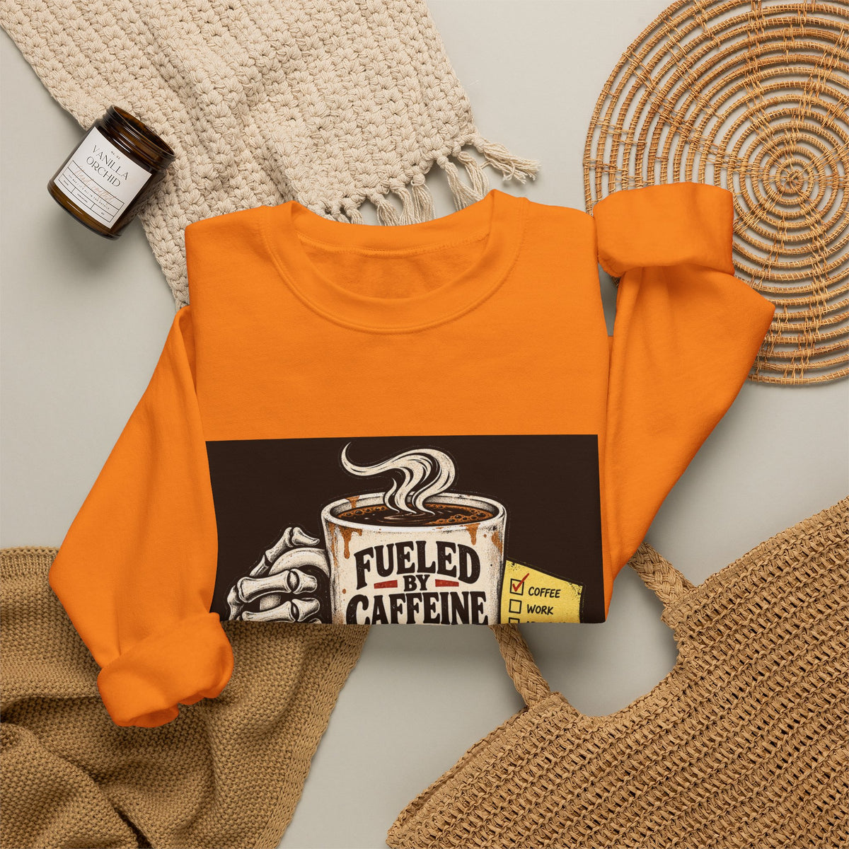 Fueled by Caffeine - Crewneck Sweatshirt