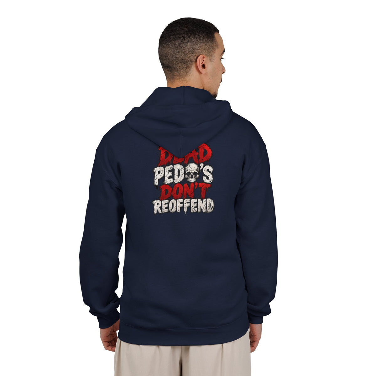 Dead Pedos Dont Reoffend - Full-Zip Hooded Sweatshirt