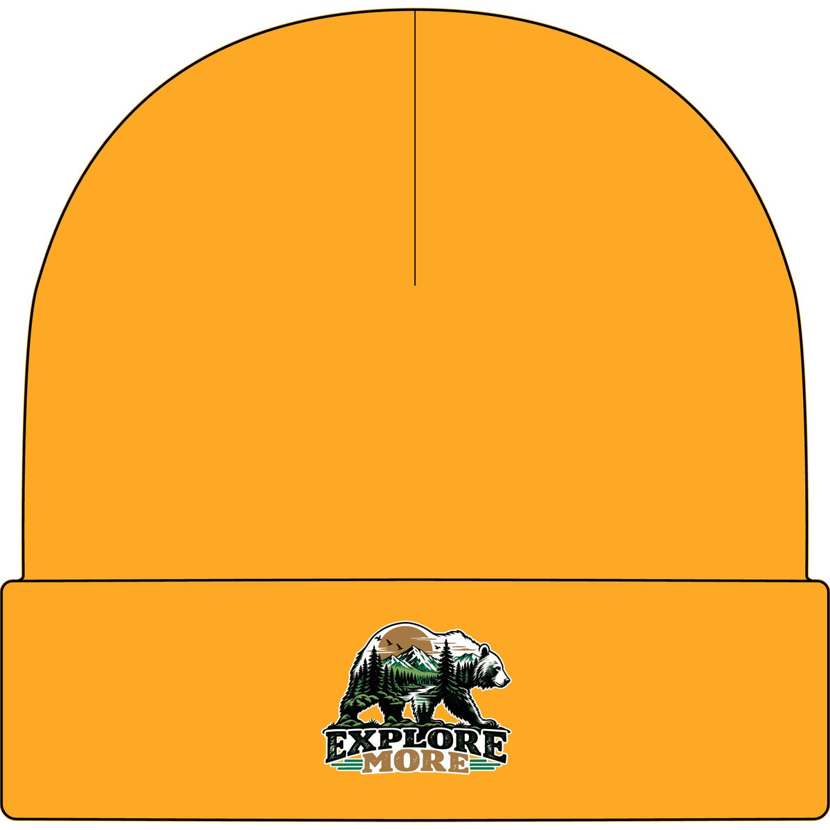 Explore More Bear - AS Colour 1107 Cuff Beanie