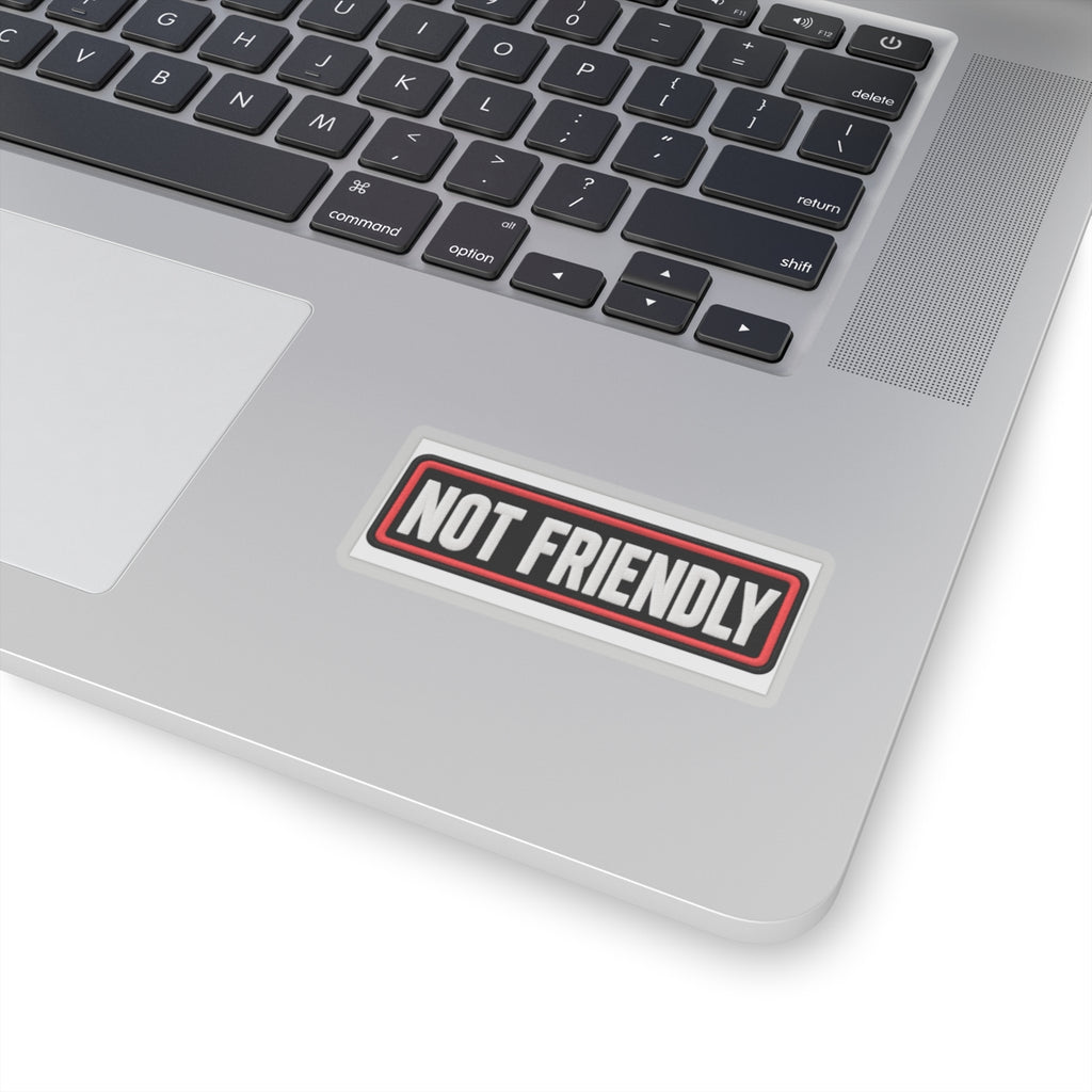 Not Friendly - Service Dog Patch - Kiss-Cut Sticker