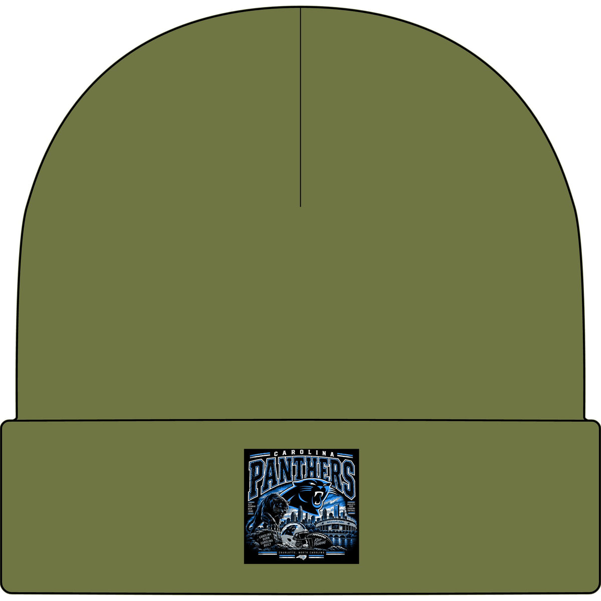 Carolina Panthers Keep Pounding - AS Colour 1107 Cuff Beanie