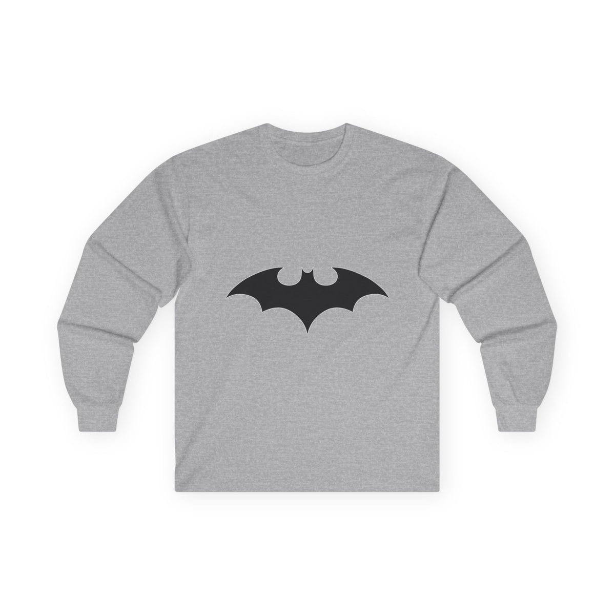Midnight Bat Emblem - Unisex Ultra Cotton Long Sleeve Tee