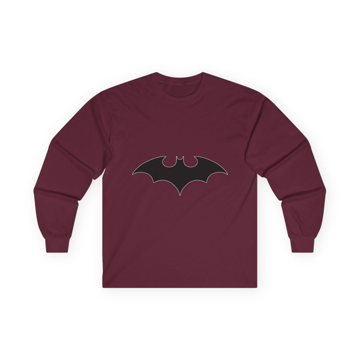 Midnight Bat Emblem - Unisex Ultra Cotton Long Sleeve Tee