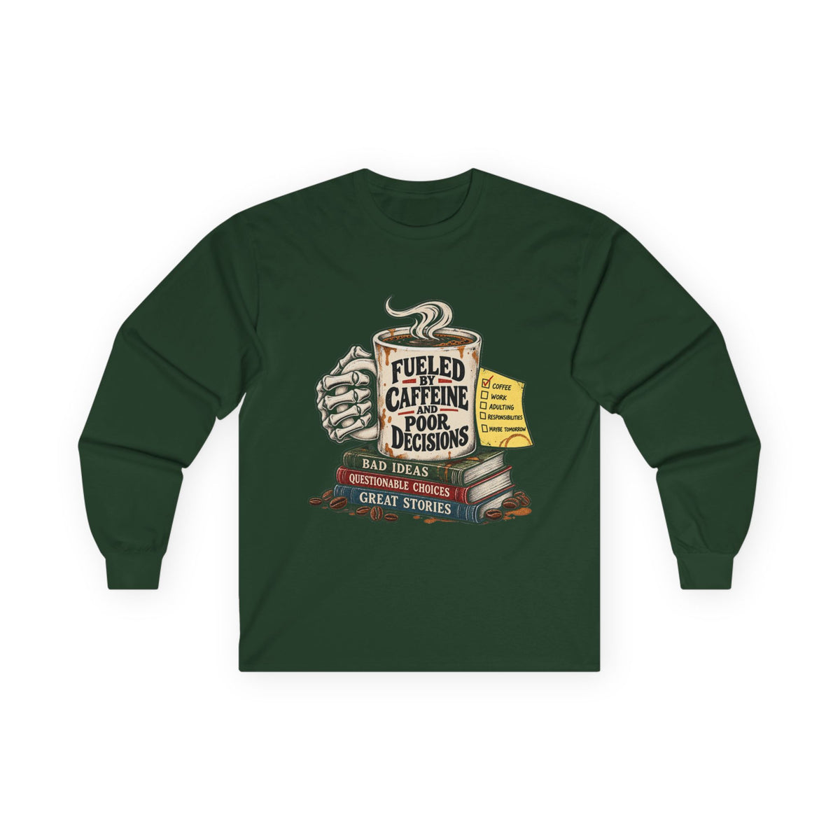 Fueled by Caffeine - Unisex Ultra Cotton Long Sleeve Tee