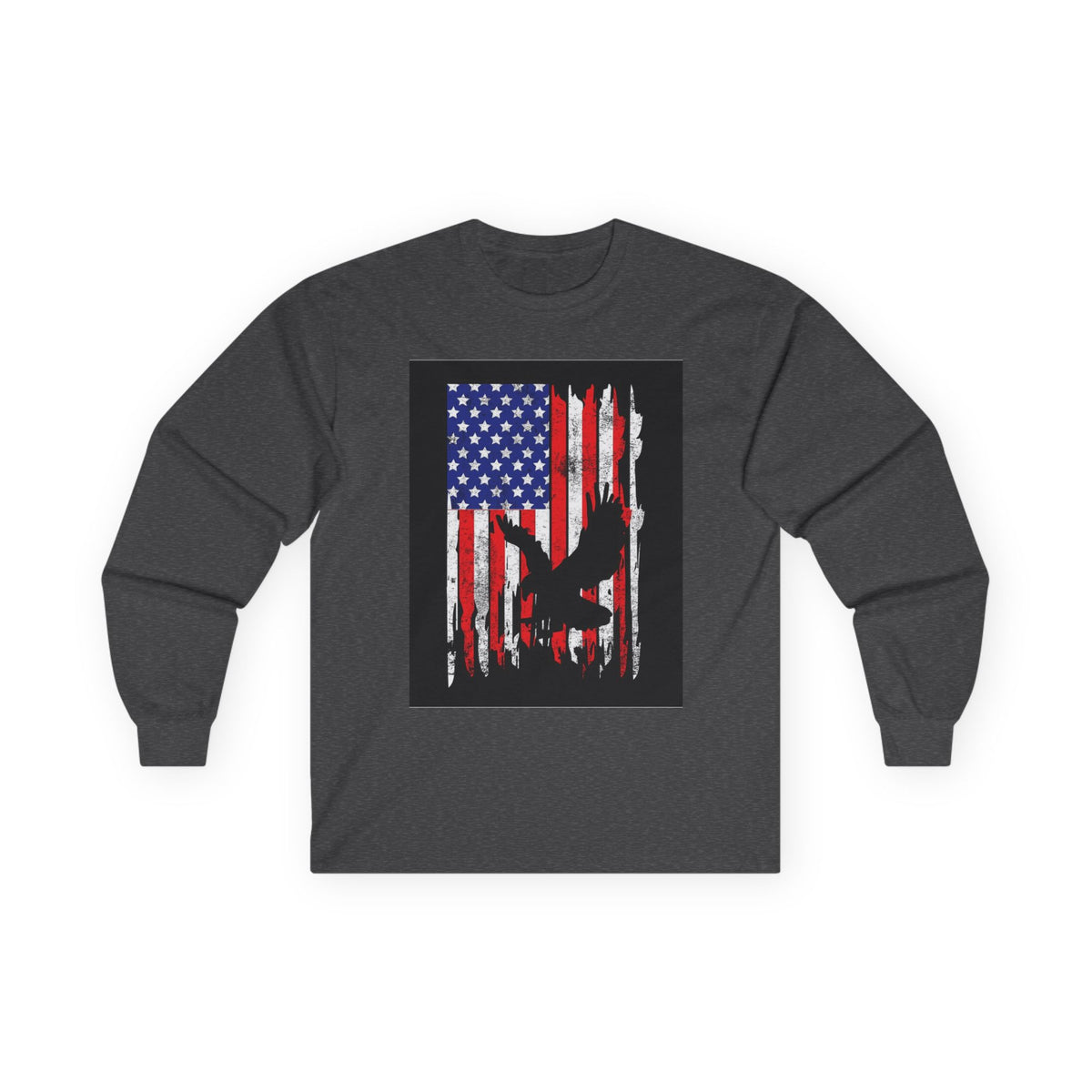 Old Glory Eagle - Unisex Ultra Cotton Long Sleeve Tee