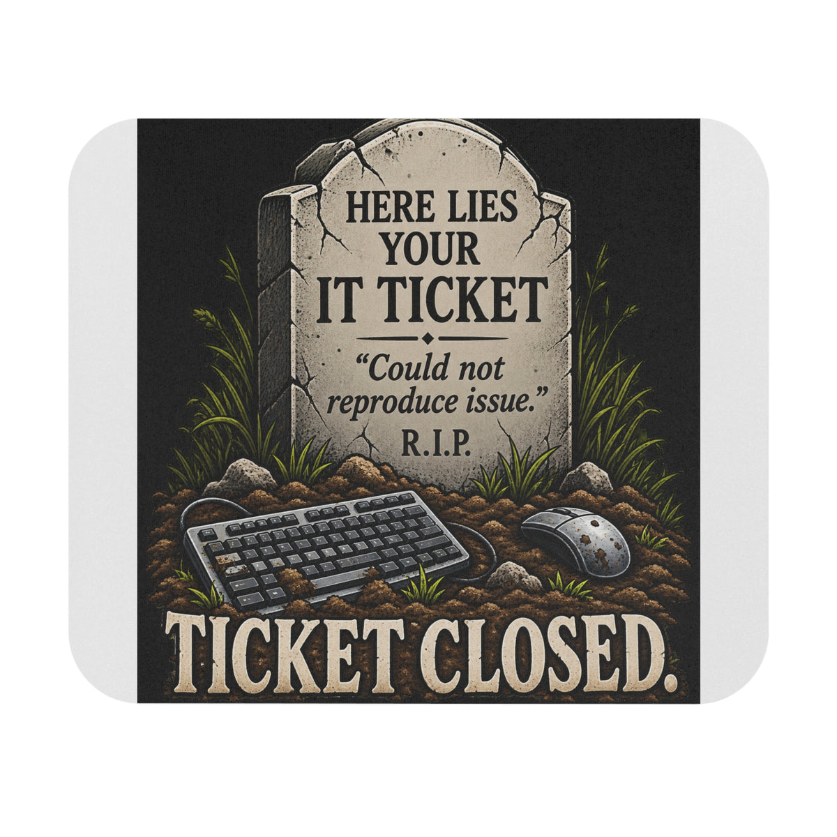 Ticket Closed - Mouse Pad