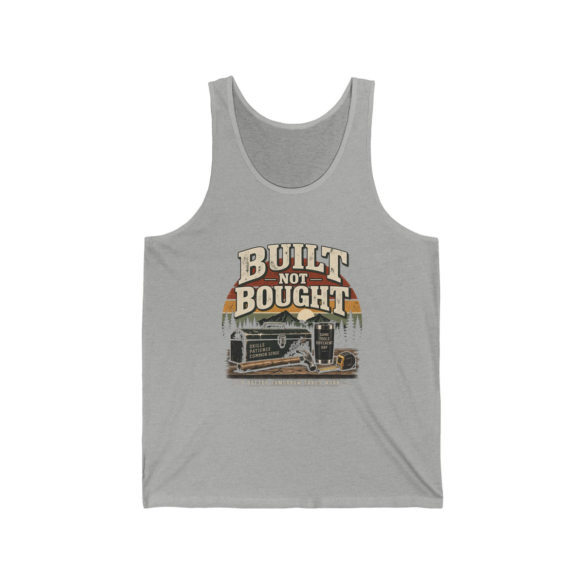 Built Not Bought - Athletic Tank
