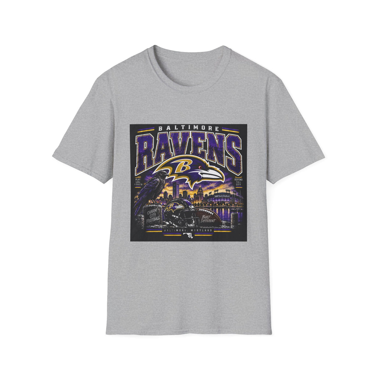 Baltimore Ravens Skyline Tee - Classic Tee