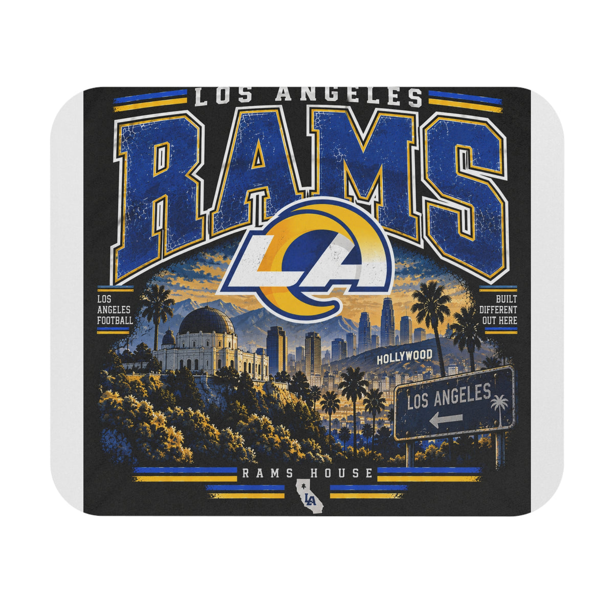 LA Rams House Pride - Mouse Pad