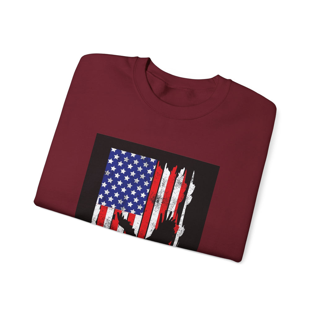 Old Glory Eagle - Crewneck Sweatshirt