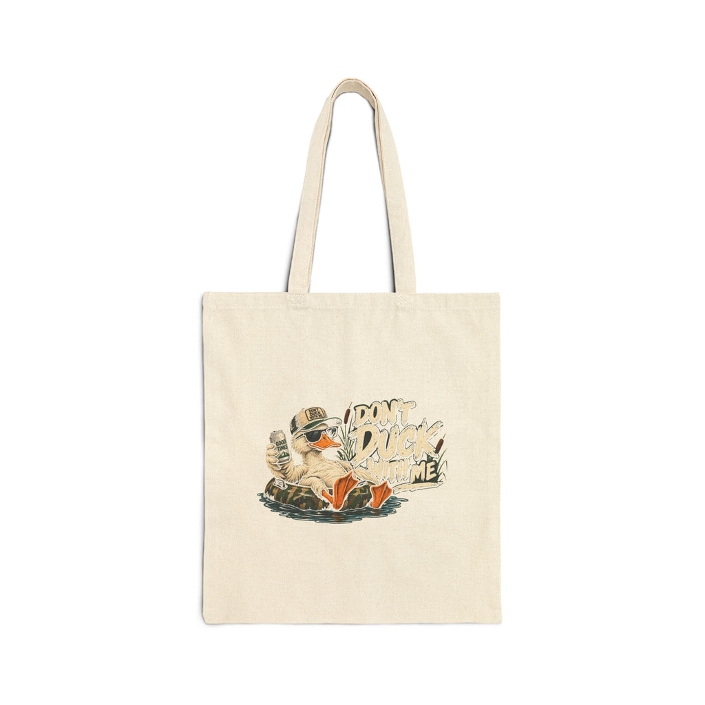 Duck With Me Camo - Canvas Tote