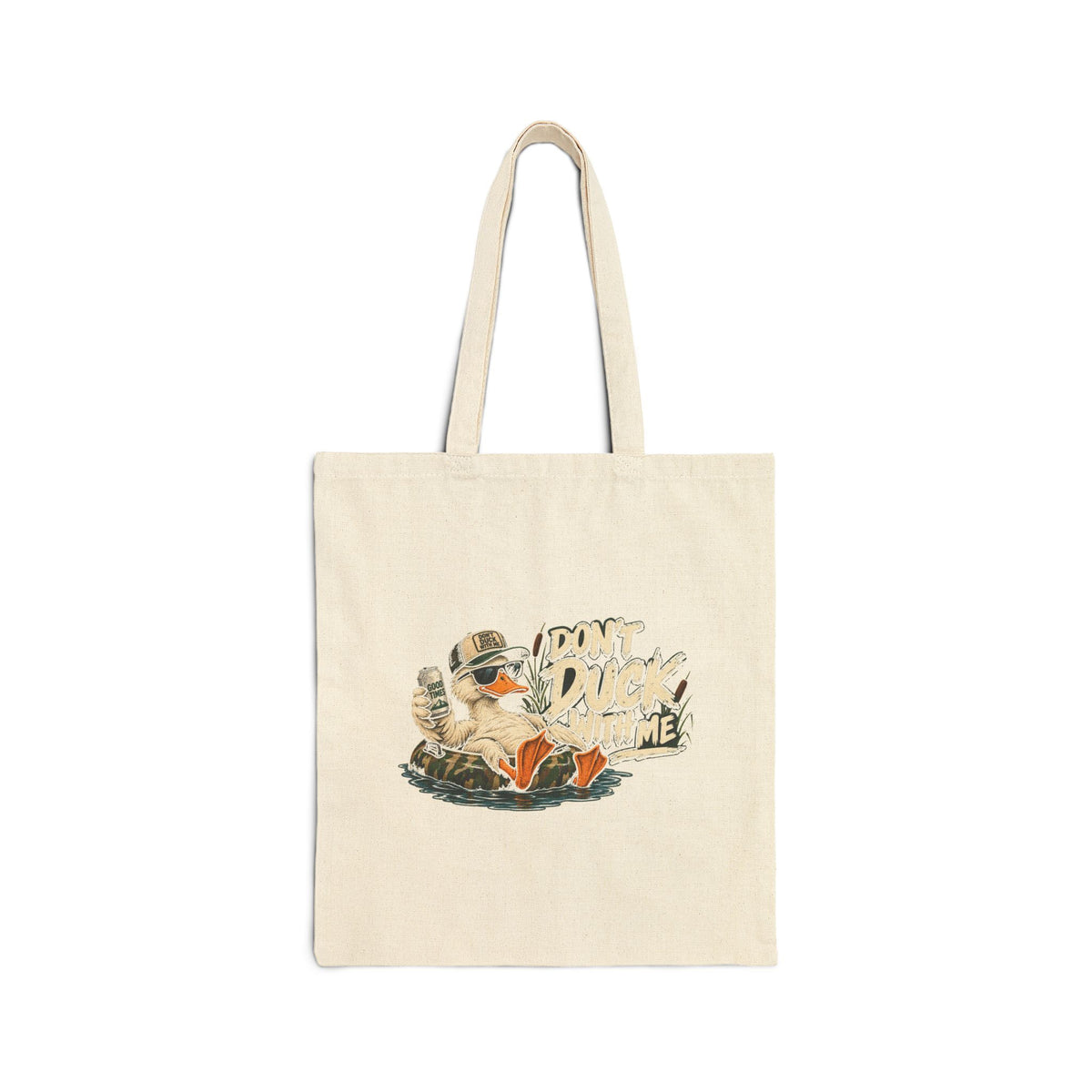 Duck With Me Camo - Canvas Tote