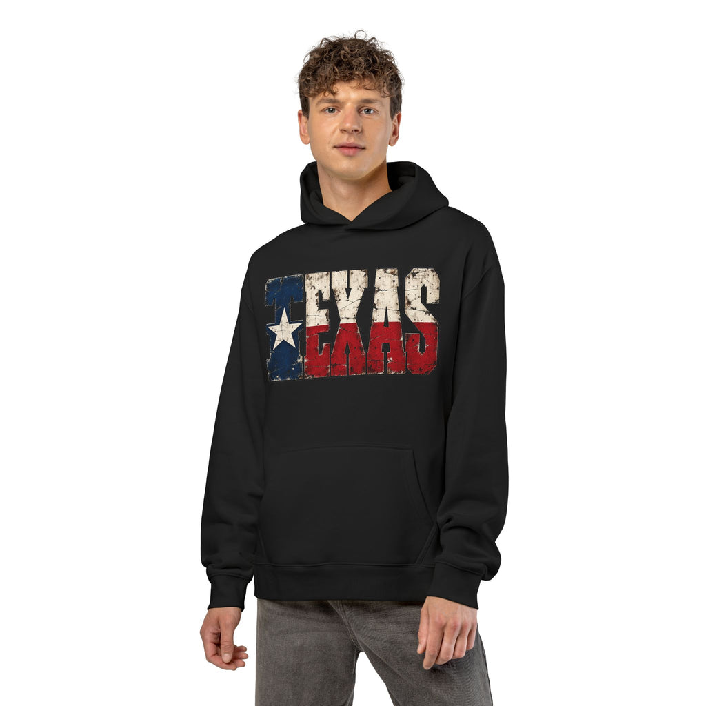 Texas Flag Block Letters - Hoodie