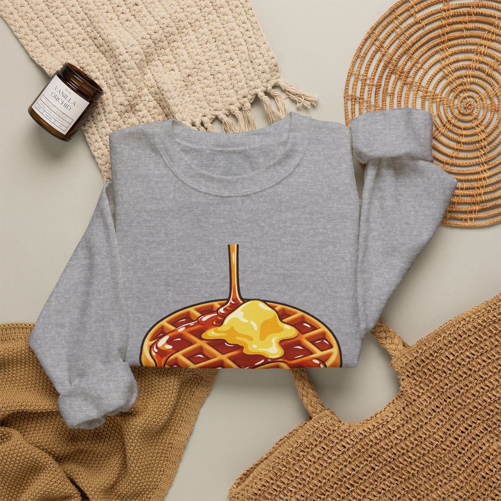 Cartoon Waffles - Crewneck Sweatshirt