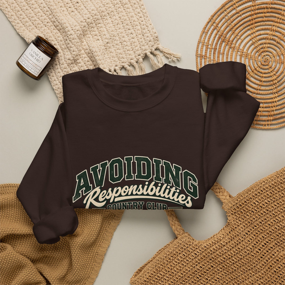 Avoiding Responsibility Country Club - Crewneck Sweatshirt