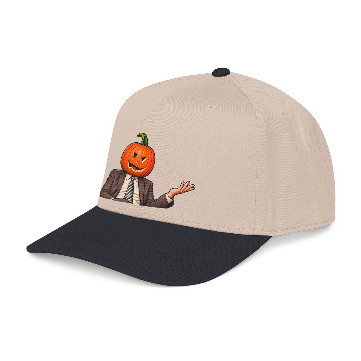 Pumpkin Head Office Cartoon - OTTO Baseball Hat