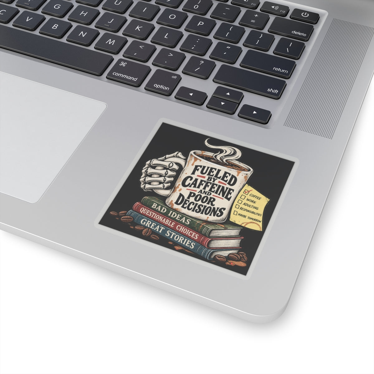 Fueled by Caffeine - Kiss-Cut Sticker