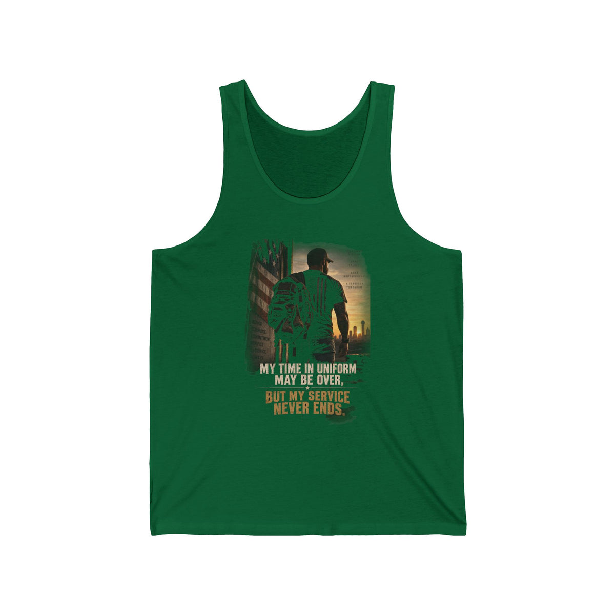 Service Never Ends - Athletic Tank