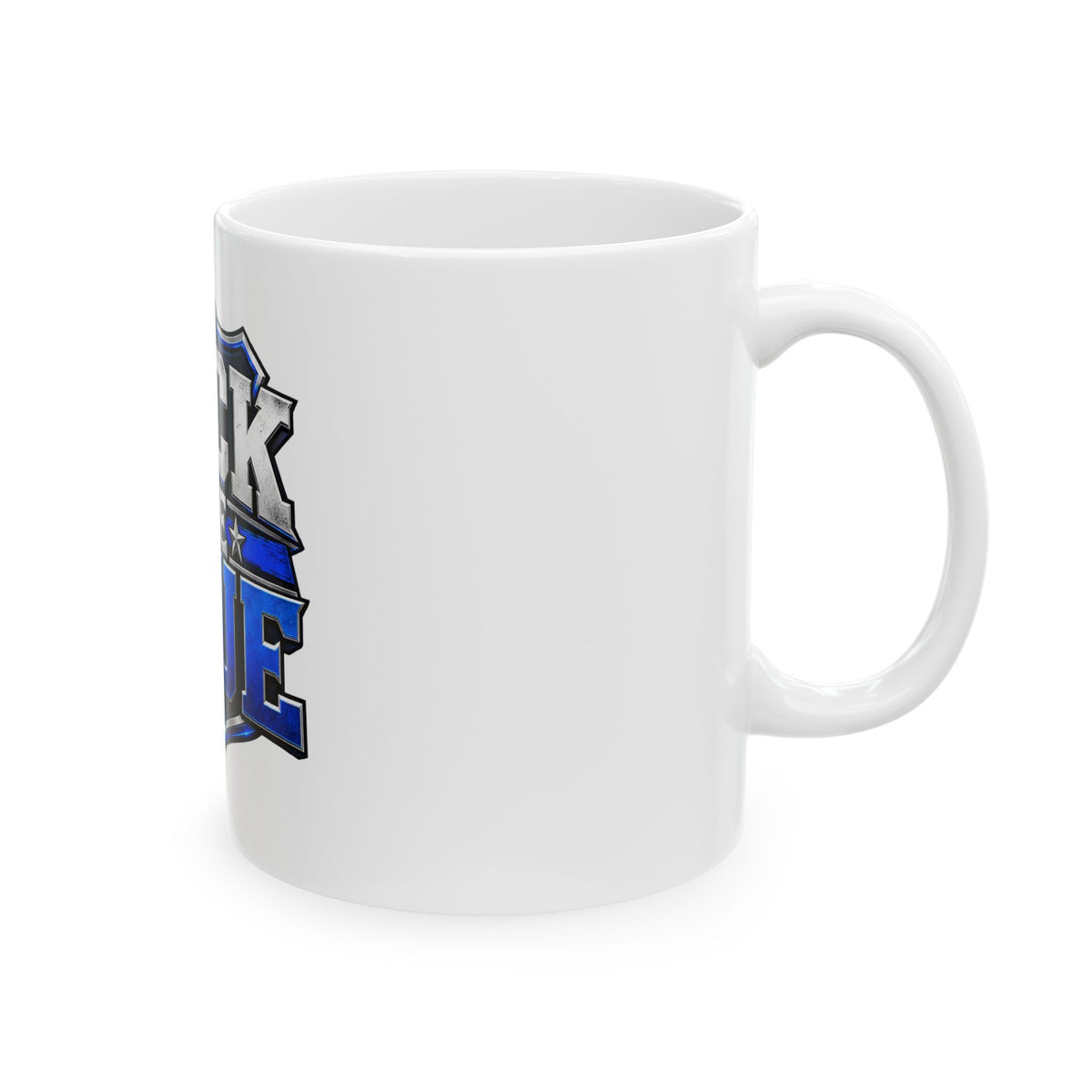 Back the Blue Shield - Ceramic Mug 11oz and 15oz