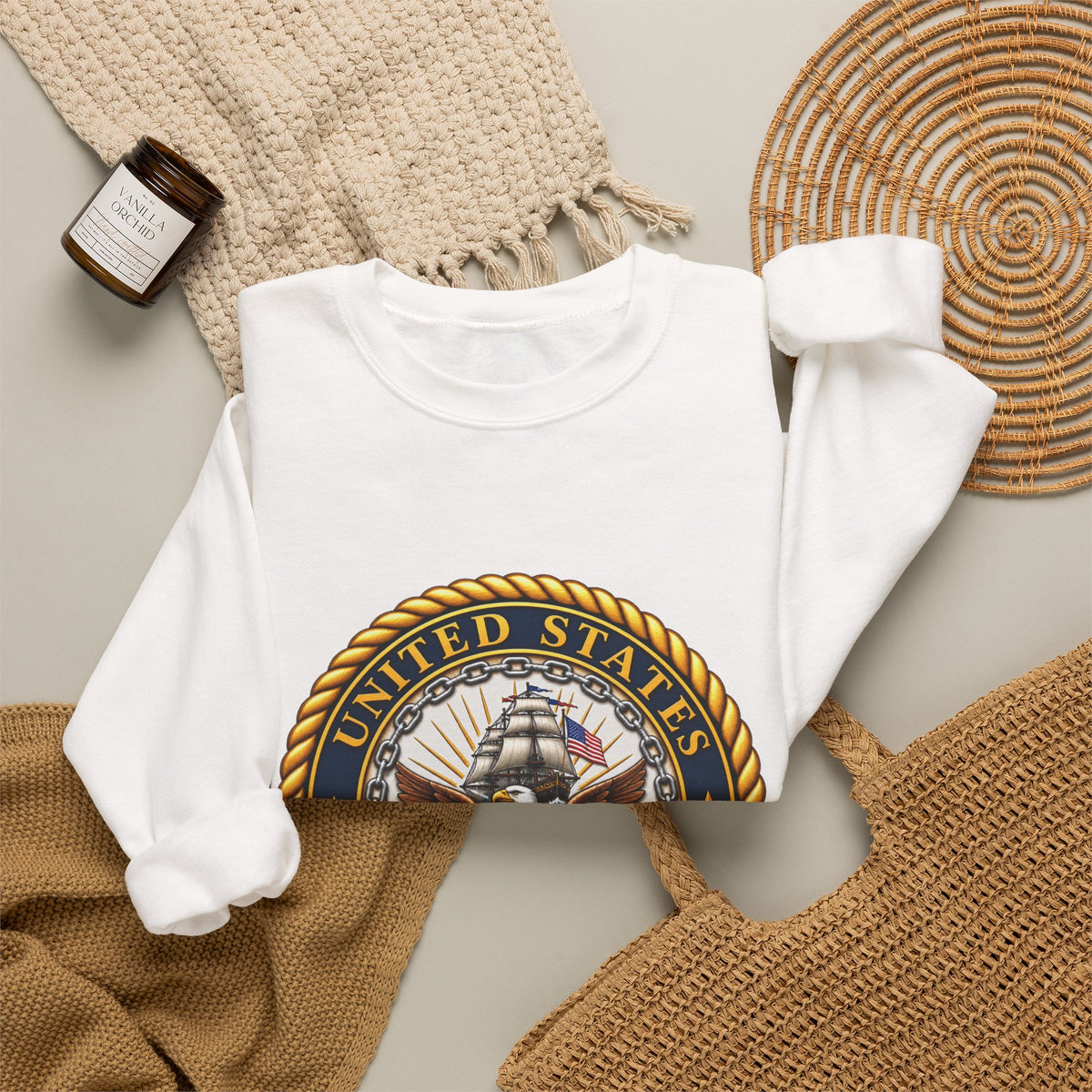 U.S. Navy Emblem - Crewneck Sweatshirt