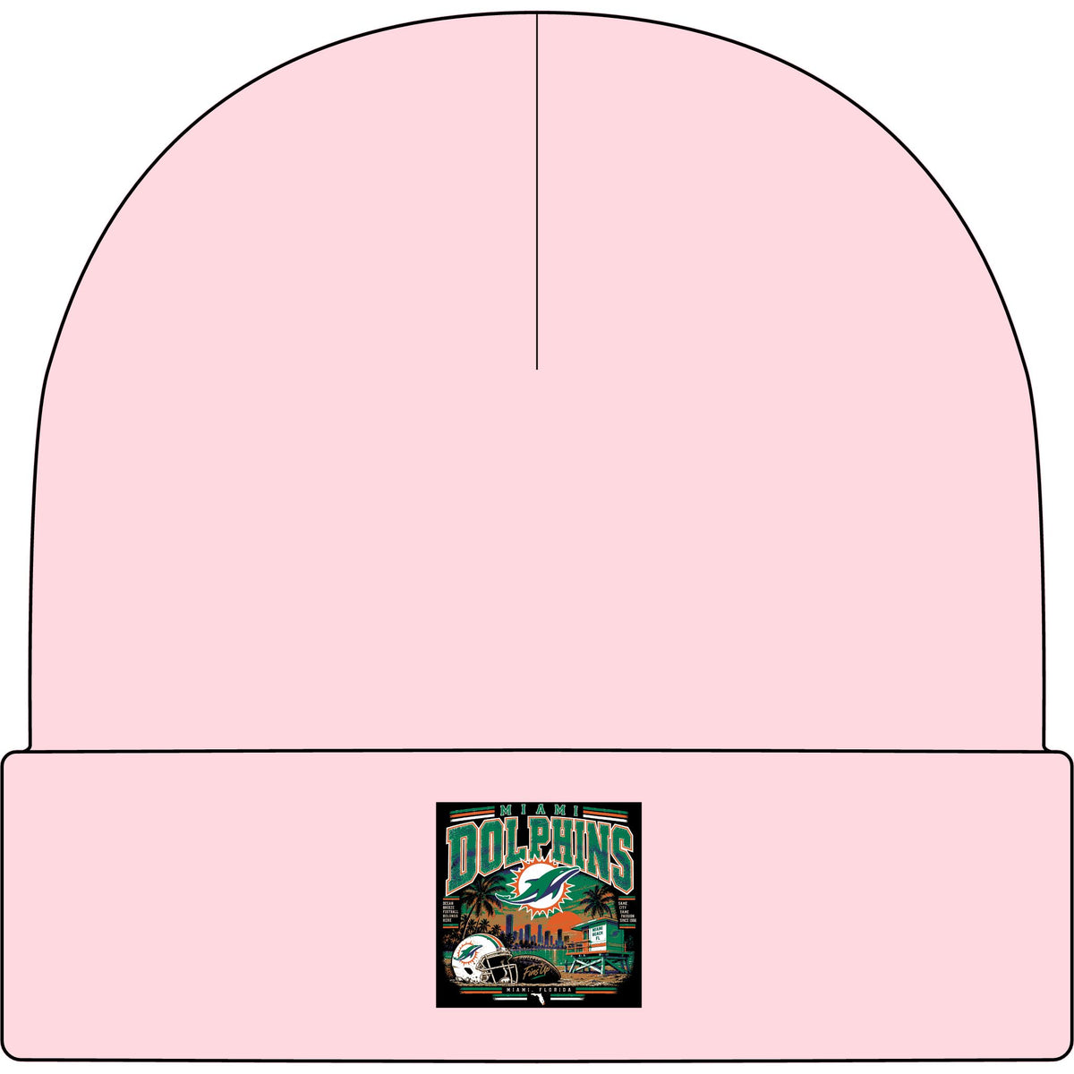 Miami Dolphins Paradise - AS Colour 1107 Cuff Beanie