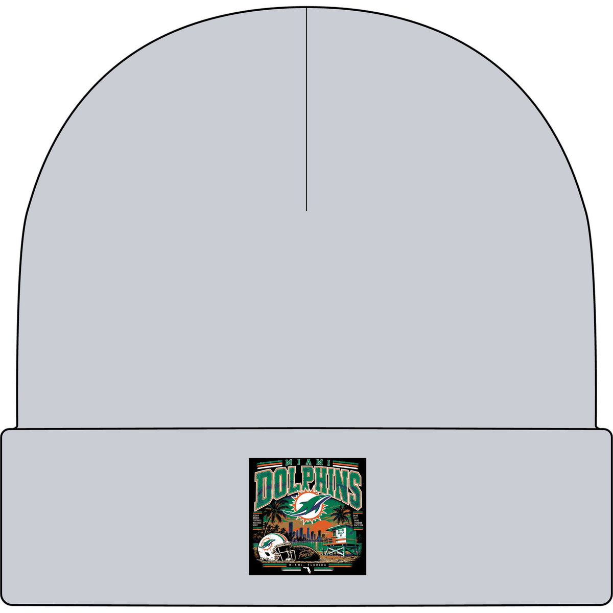Miami Dolphins Paradise - AS Colour 1107 Cuff Beanie