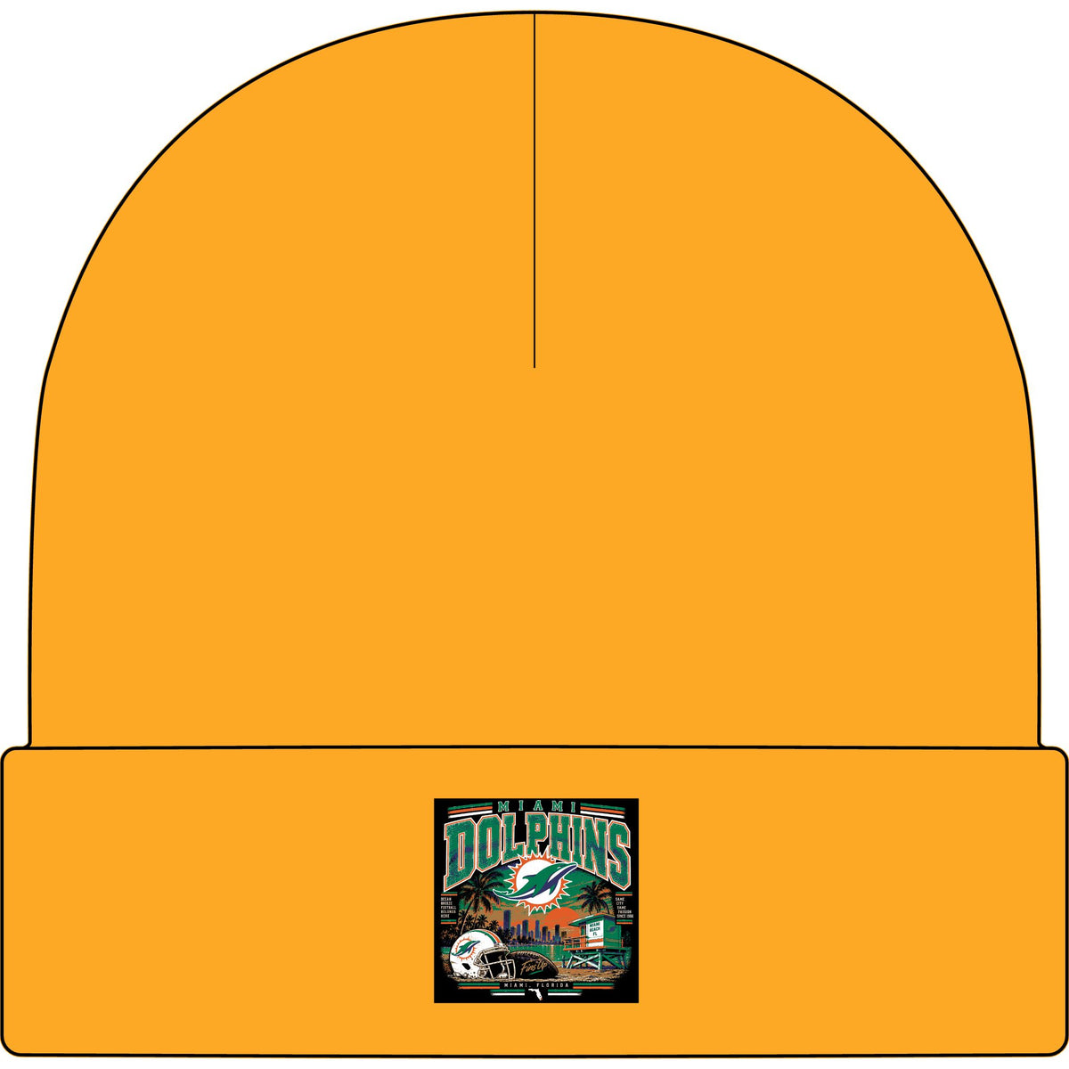 Miami Dolphins Paradise - AS Colour 1107 Cuff Beanie