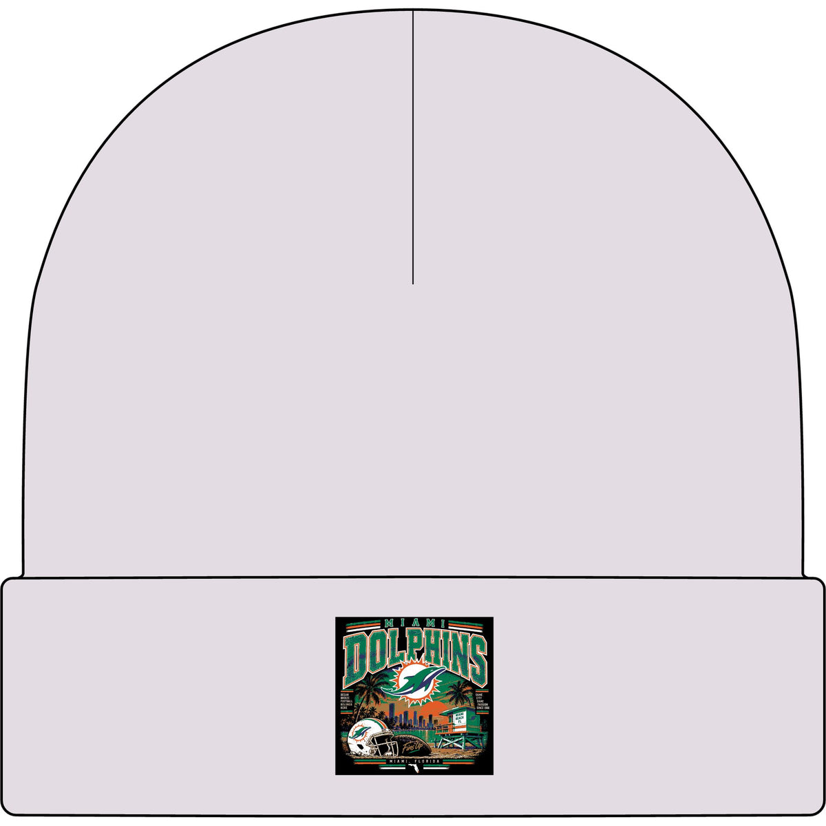 Miami Dolphins Paradise - AS Colour 1107 Cuff Beanie
