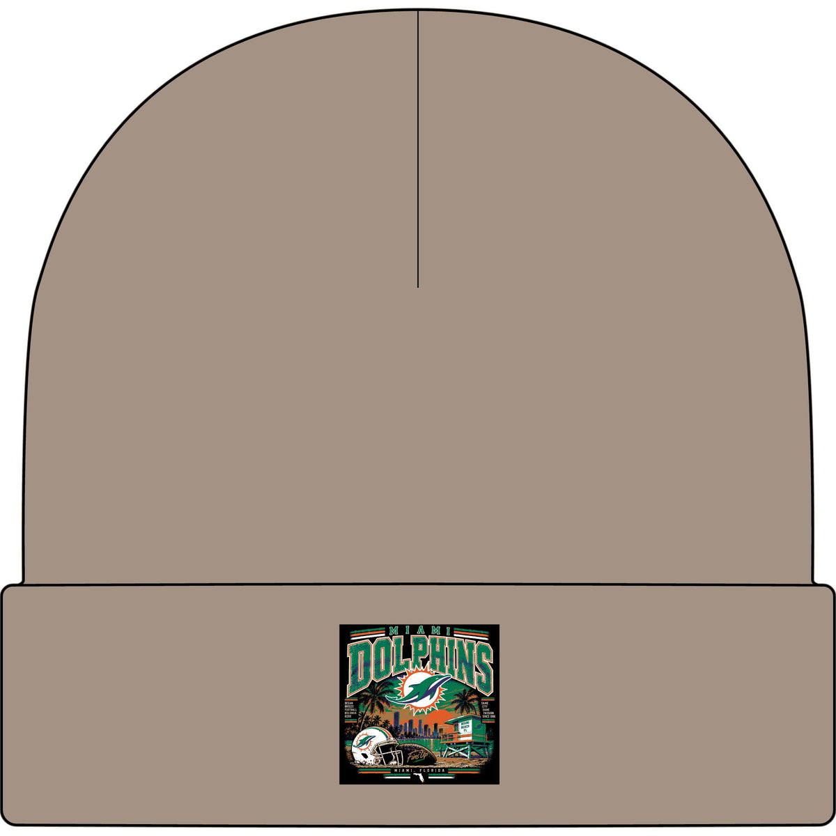 Miami Dolphins Paradise - AS Colour 1107 Cuff Beanie