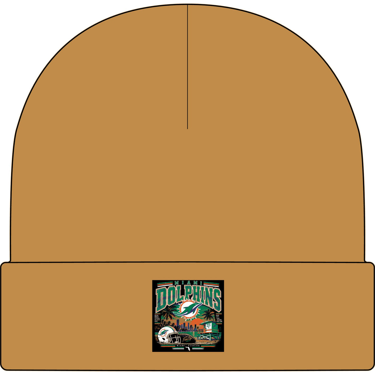 Miami Dolphins Paradise - AS Colour 1107 Cuff Beanie